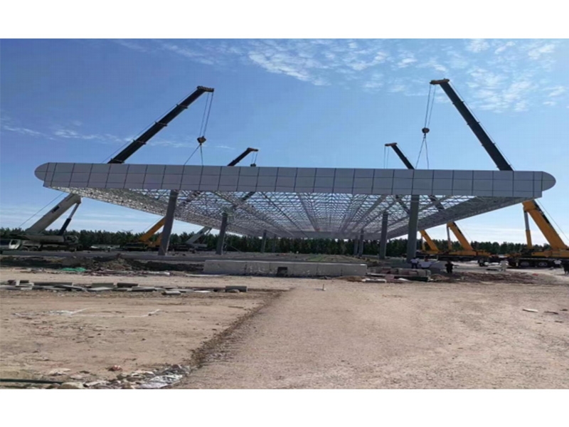  鄲城西、鄲城南收費(fèi)站 網(wǎng)架項目